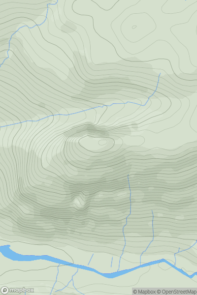 Thumbnail image for Sgurr na Creige [Killilan to Inverness] showing contour plot for surrounding peak